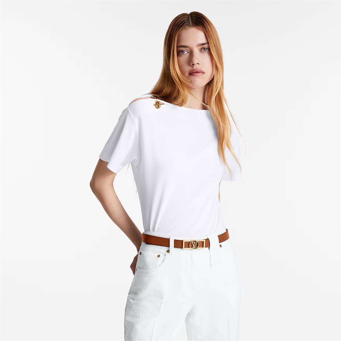 L0vis Vvtt0n M0196W Dauphine 25mm Reversible Belt