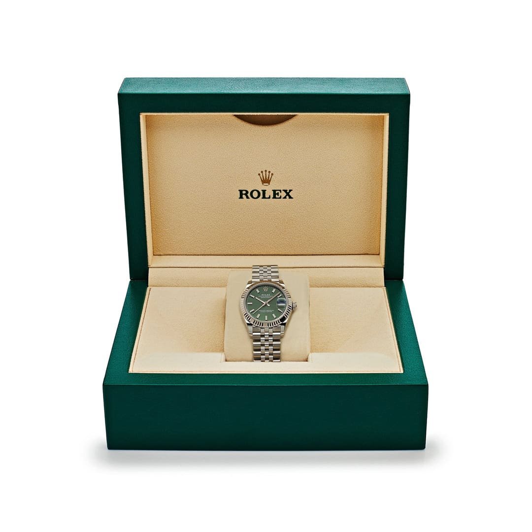 R01ex Datejust 31 278274 ‘Ladies’ Stainless Steel Green Dial (2025)