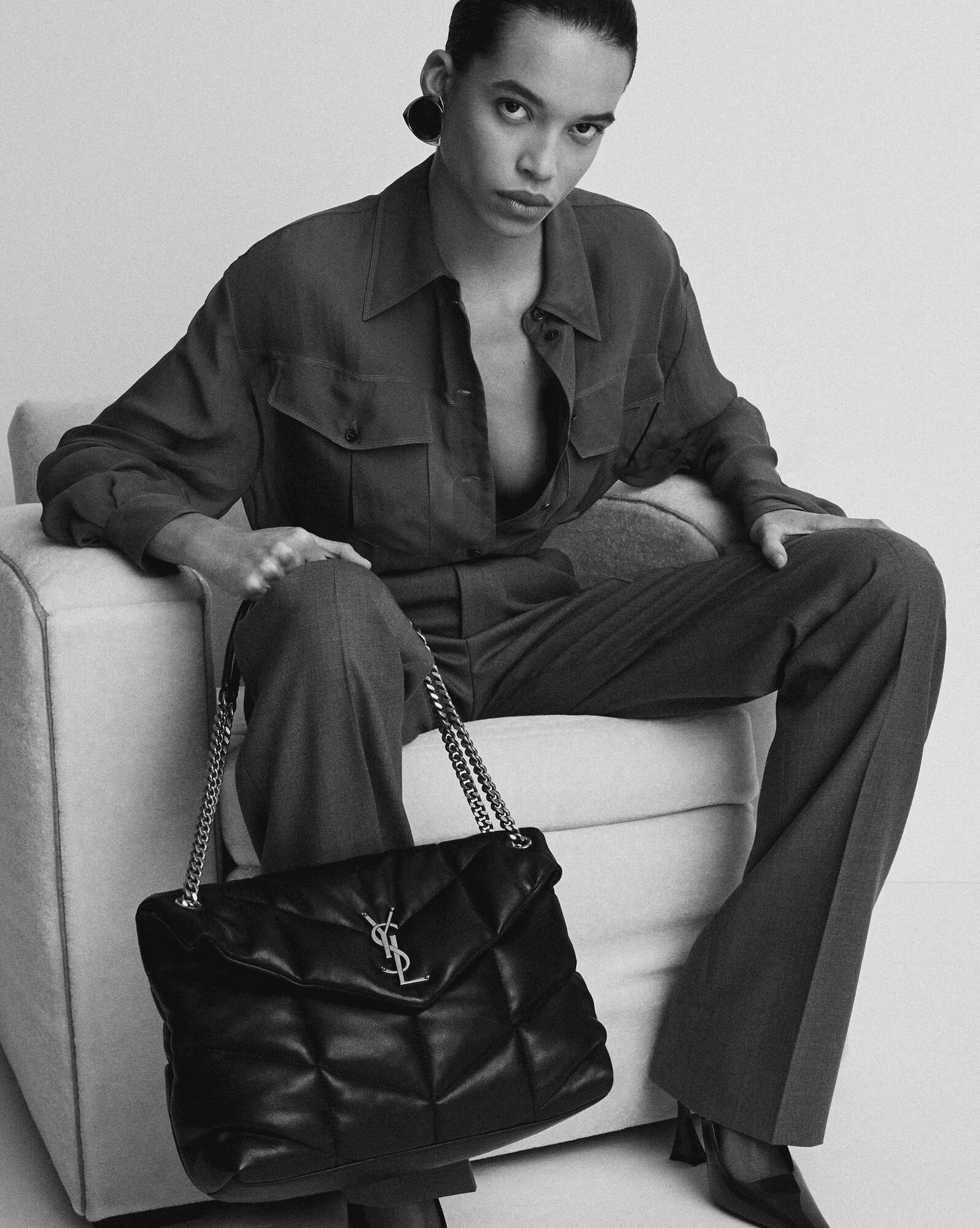 Sa1nt Lau*nt PUFFER MEDIUM in Nappa leather
