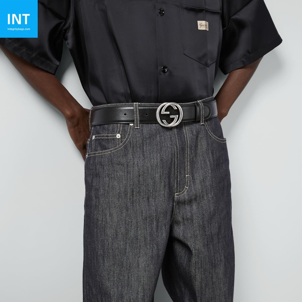 Gvc*1 Belt with Interlocking G buckle