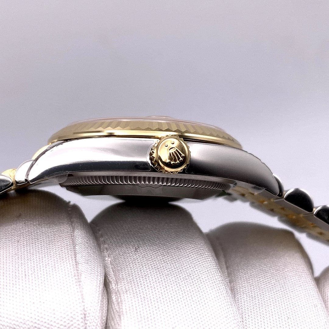 R01ex Datejust 31 278273 ‘Ladies’ Yellow Gold Stainless Steel Champagne Dial