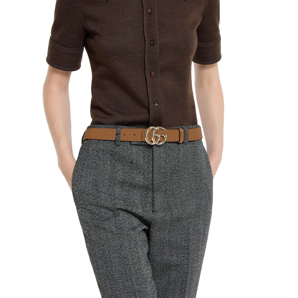Gvc*1 Reversible GG Marmont belt