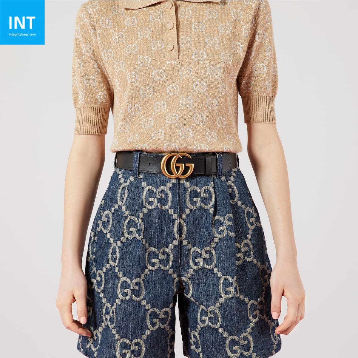 Gvc*1 GG Marmont reversible belt