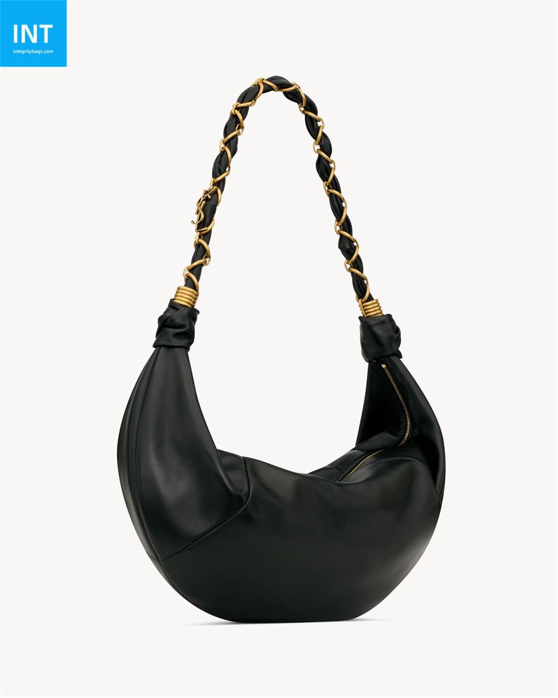 Sa1nt Lau*nt AMALIA hobo in lambskin