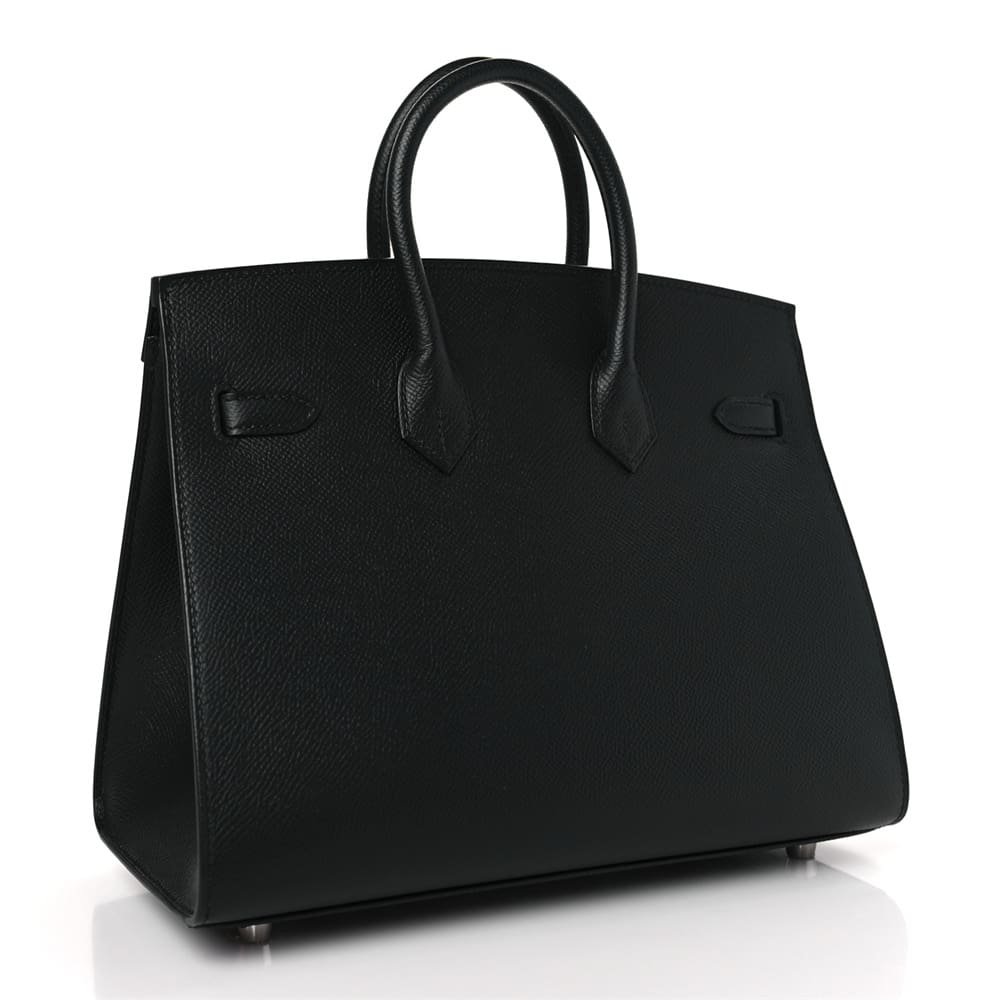 H**me5 Epsom Birkin Sellier 25 Black