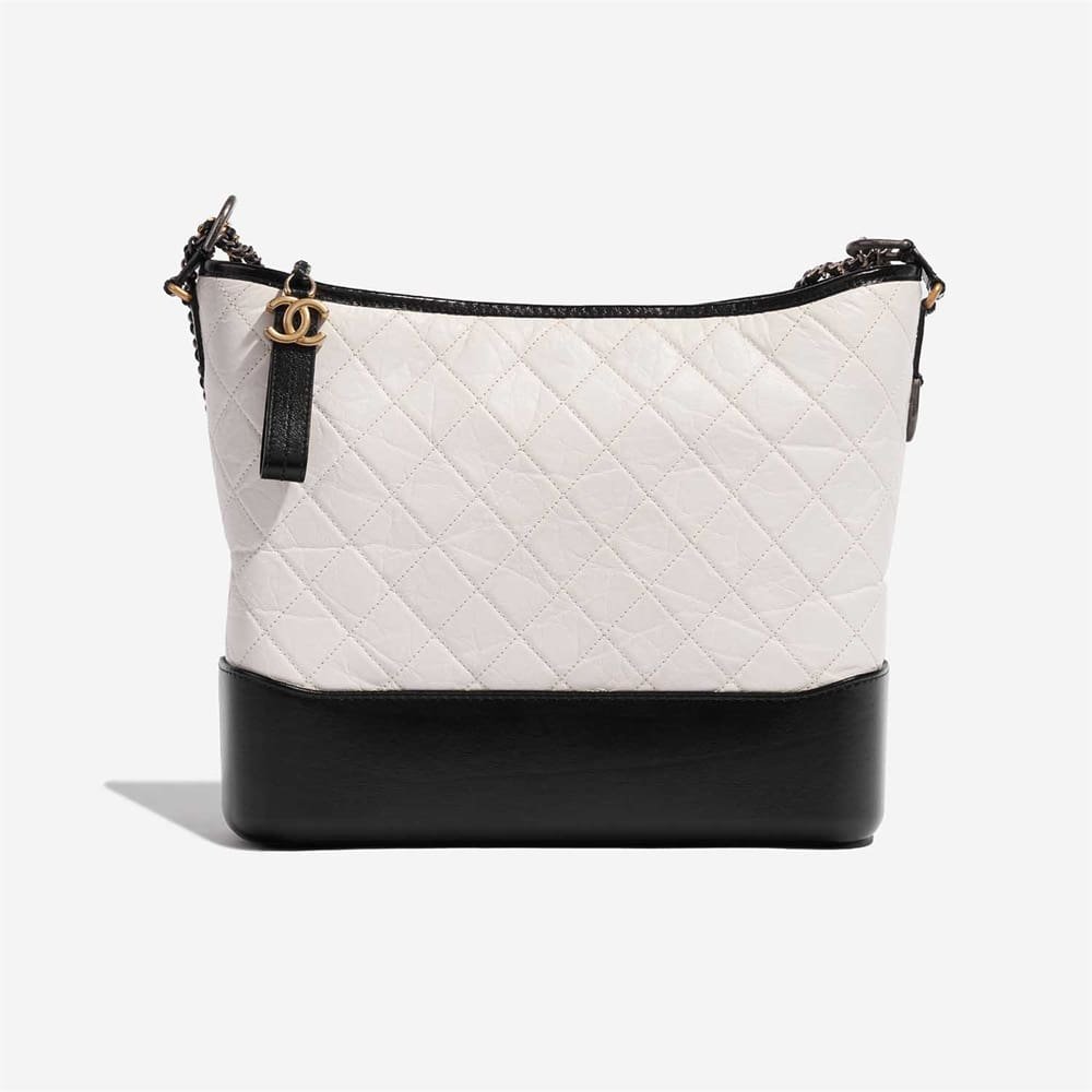 Ch**el Gabrielle Large Calf Black / White