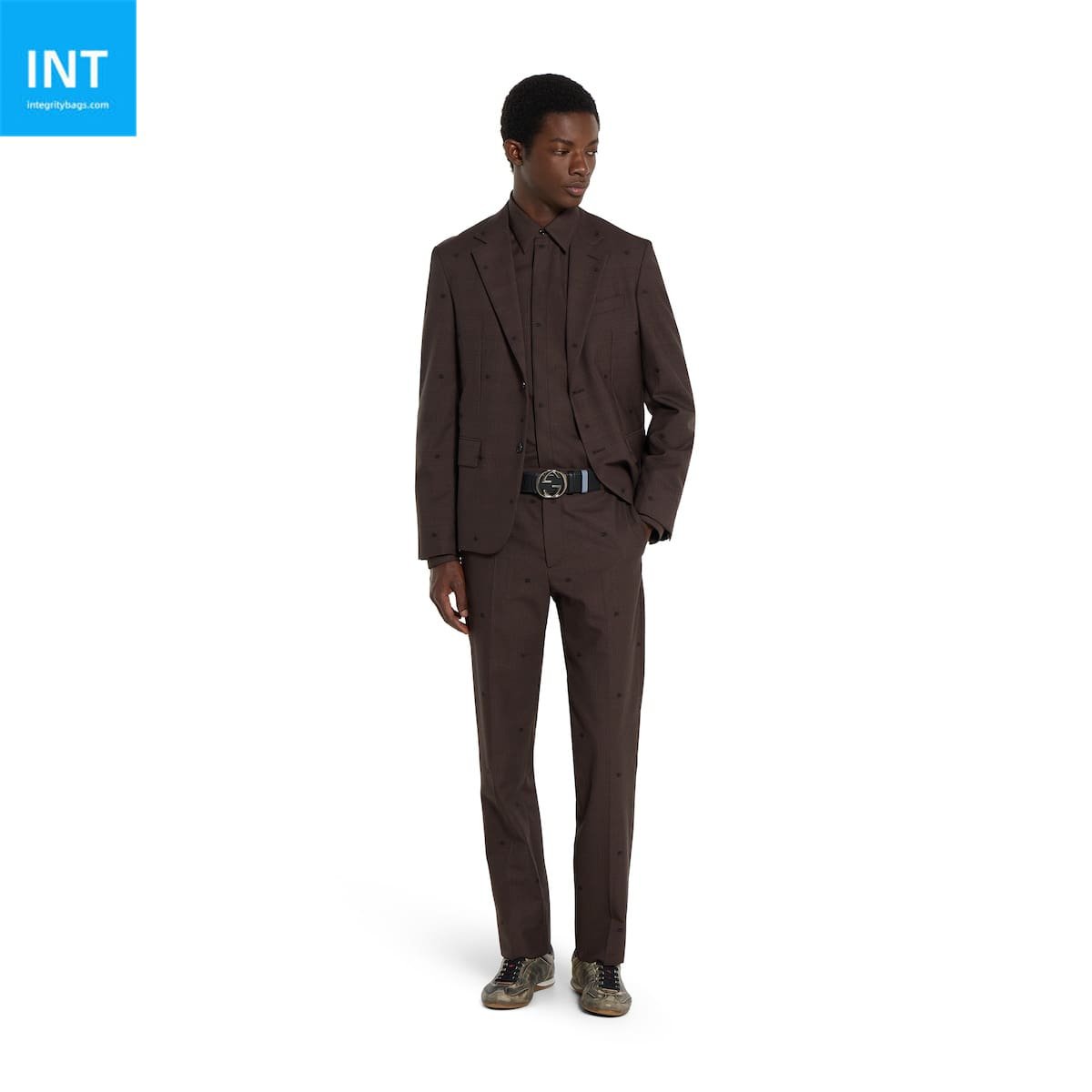 Gvc*1 Reversible belt with Interlocking G buckle