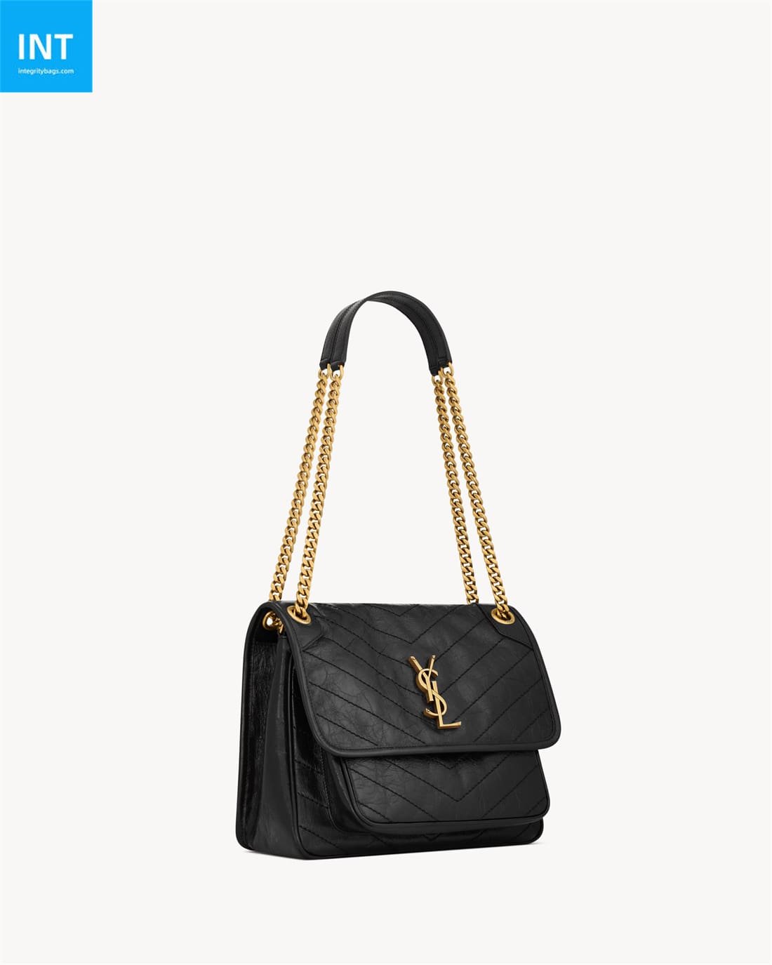 Sa1nt Lau*nt NIKI medium in vintage leather