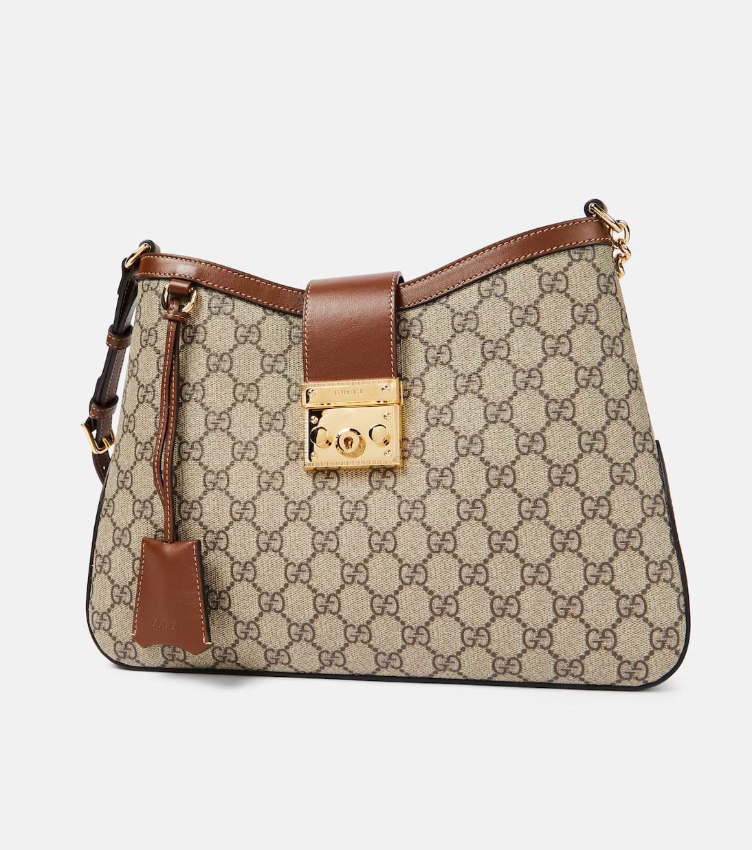 Gvc*1 Padlock Medium GG Canvas shoulder bag