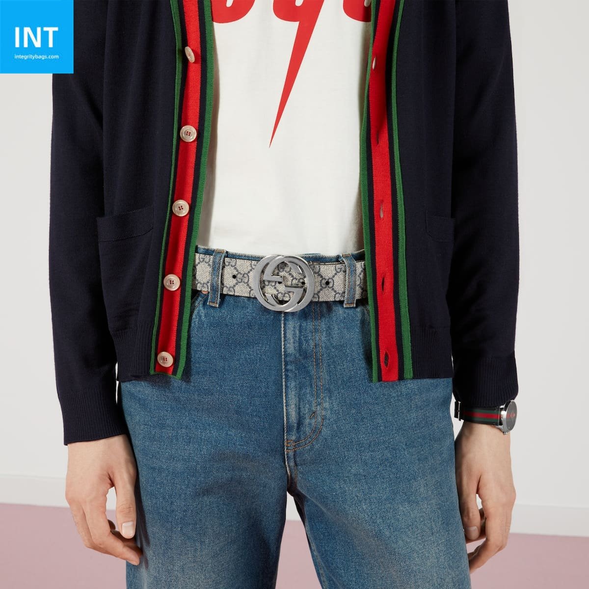 GG Svp*me belt with G buckle