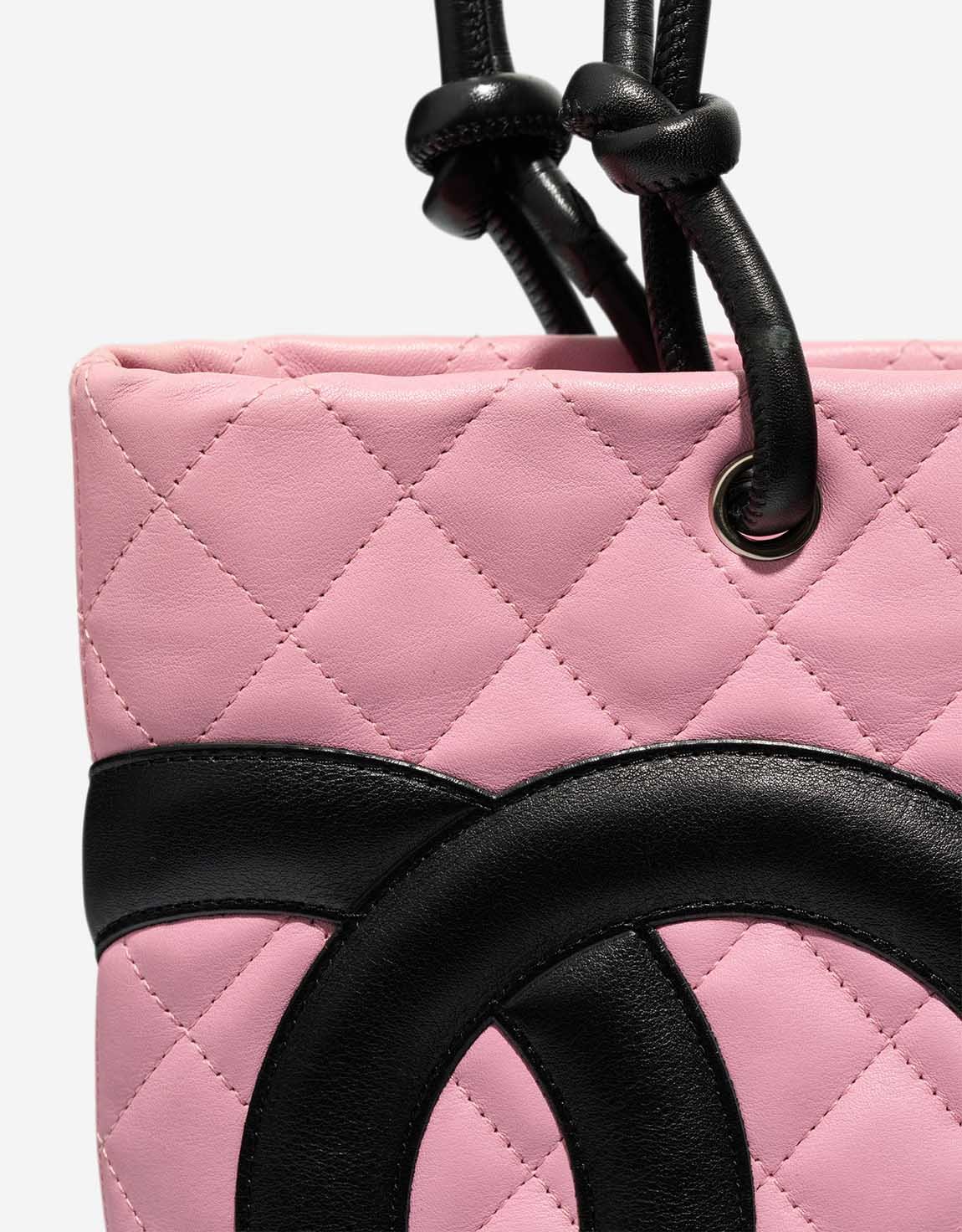 Ch**el Cambon Tote Bag Small Lamb Pink / Black