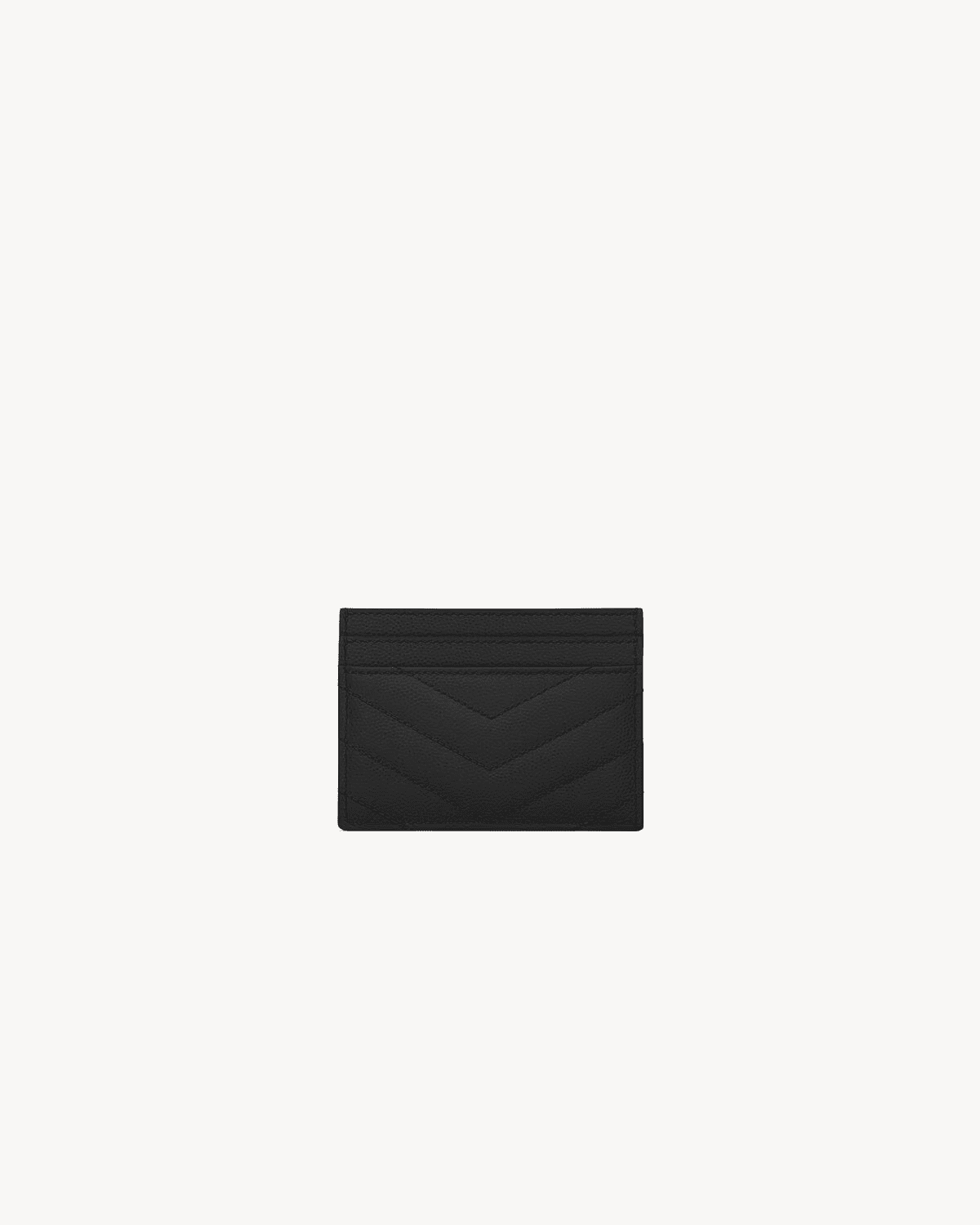 Sa1nt Lau*nt Cassandre quilted card case in lambskin