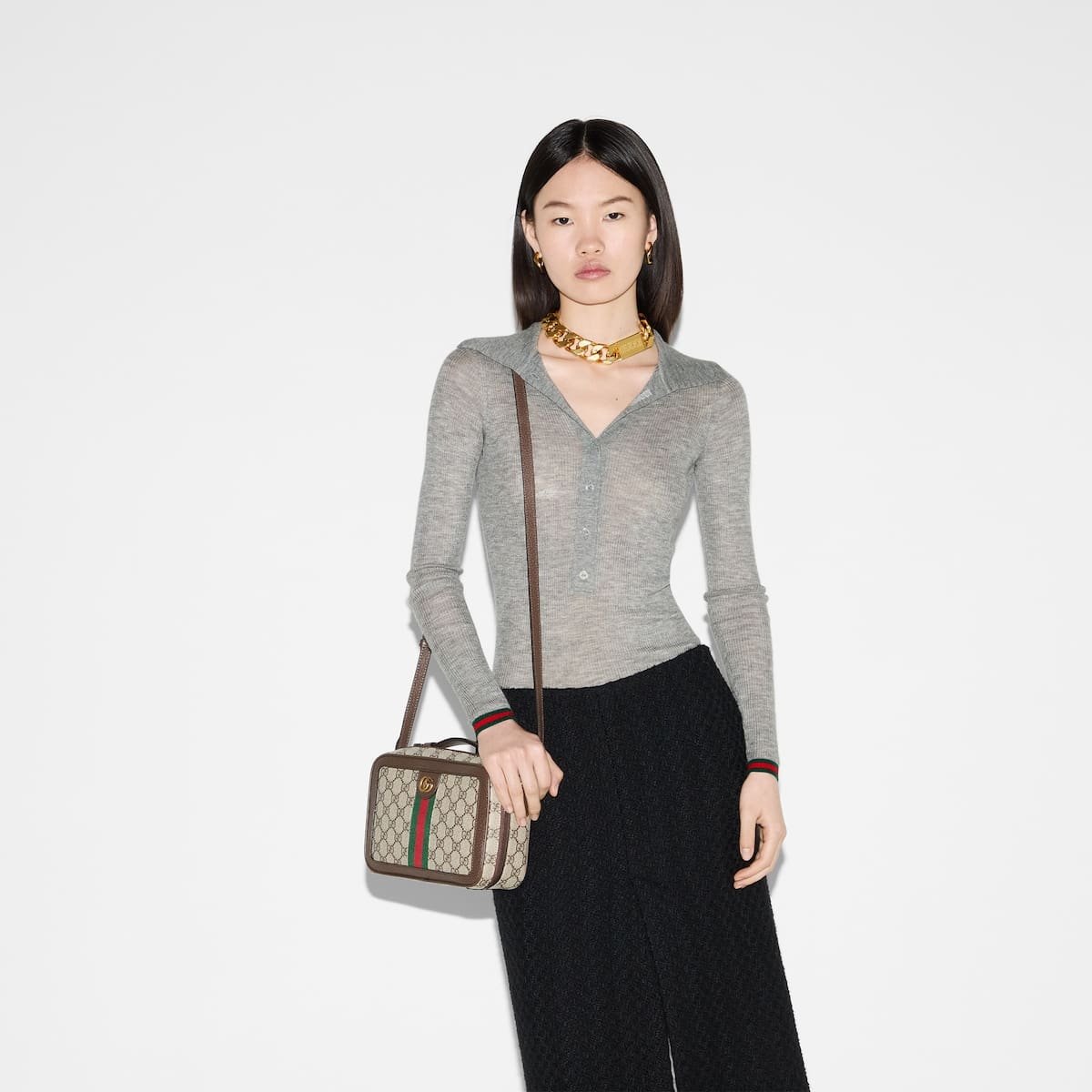 Gvc*1 Ophidia small crossbody bag with Web