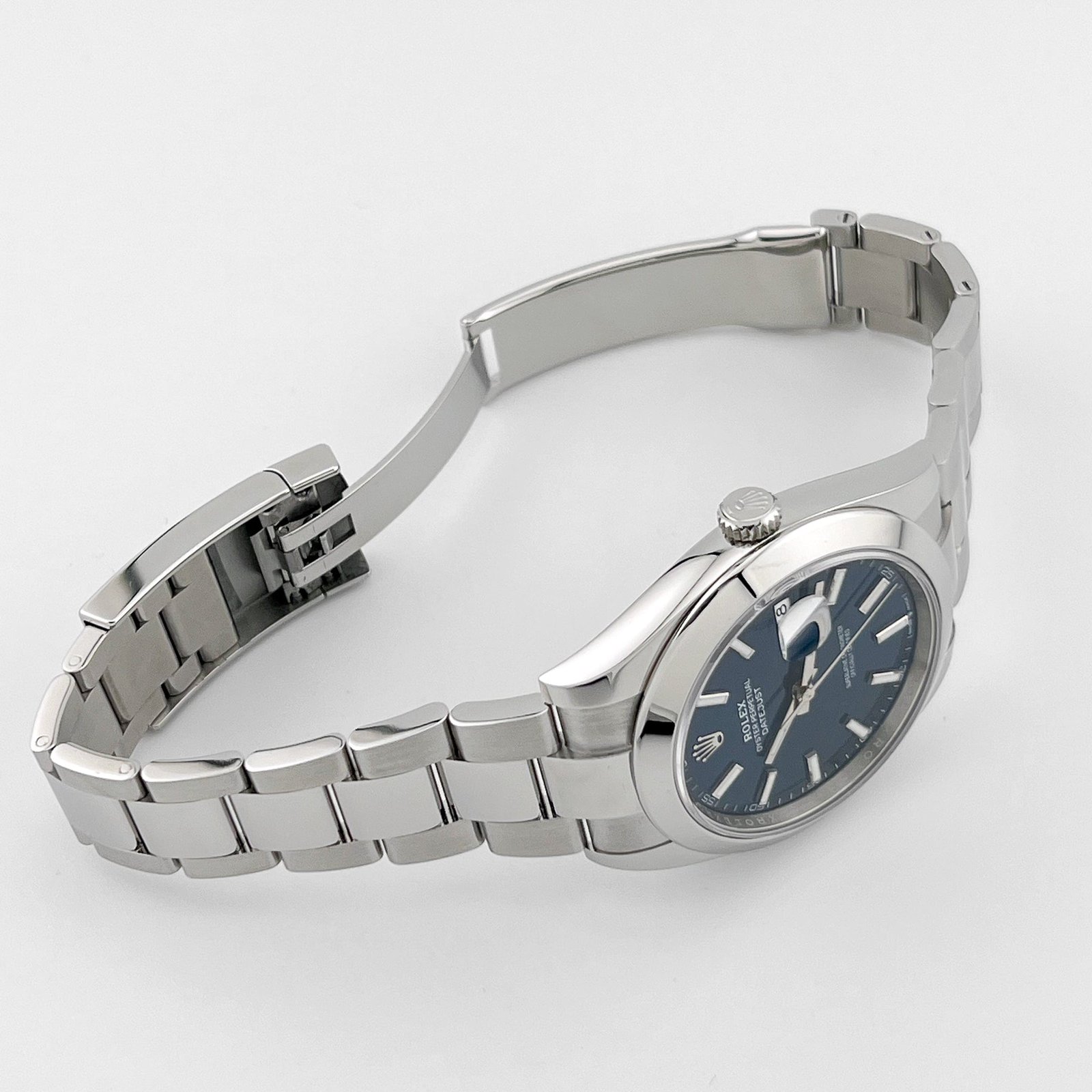 R01ex Datejust 41 126300 Stainless Steel Blue Dial Oyster