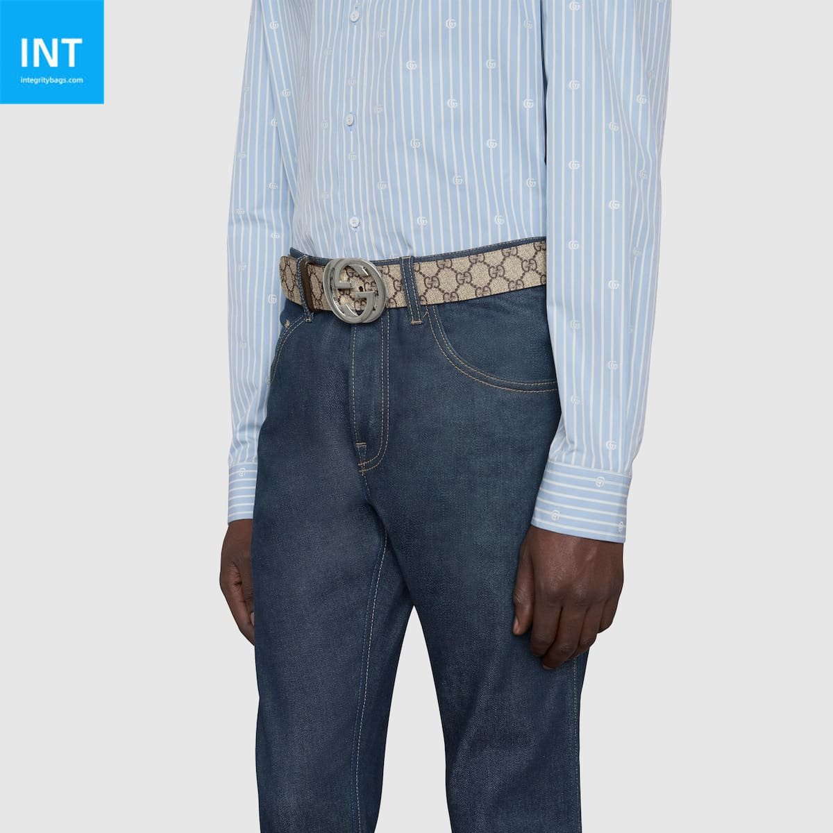 Gvc*1 Belt with Interlocking G buckle