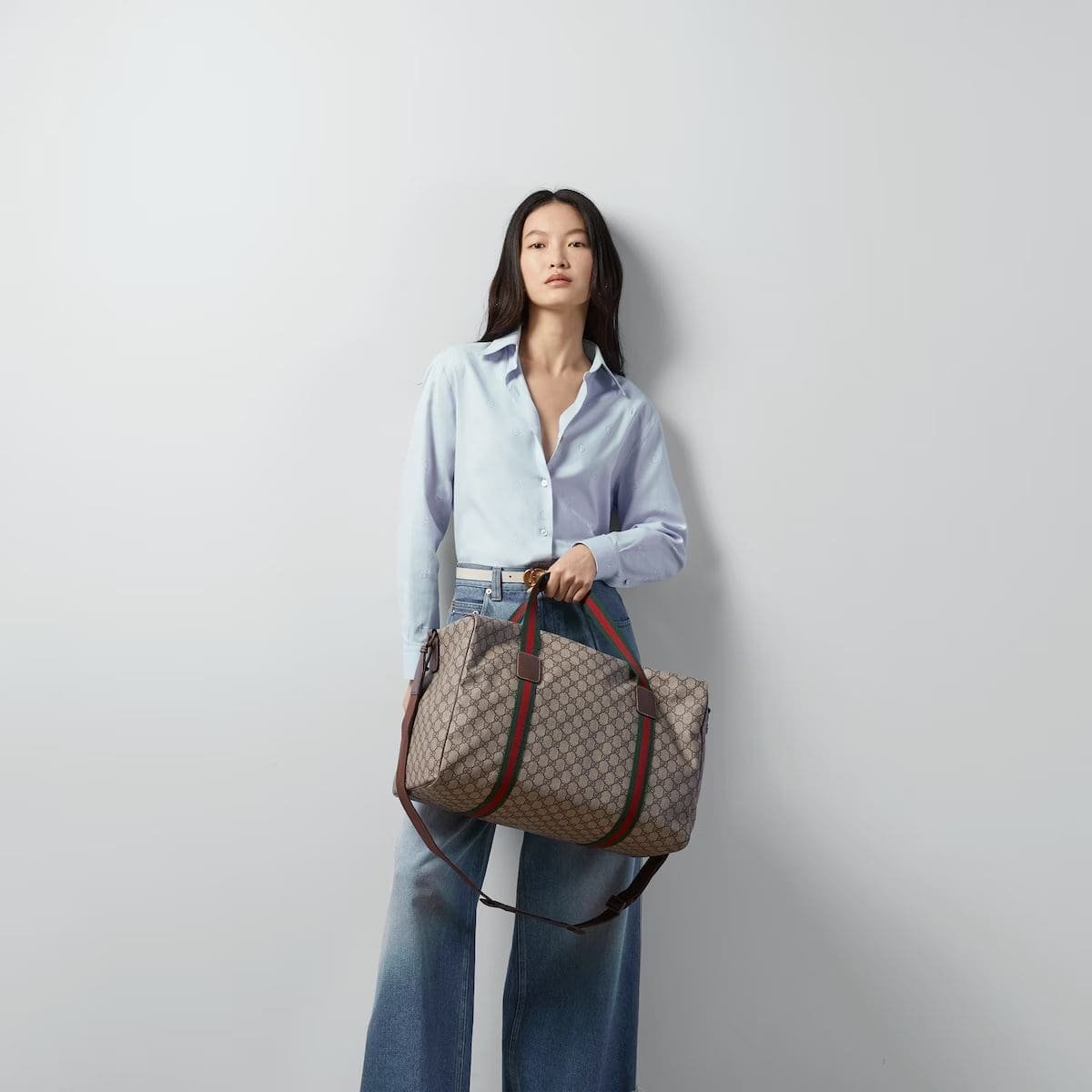 Gvc*1 MEDIUM DUFFLE BAG WITH WEB