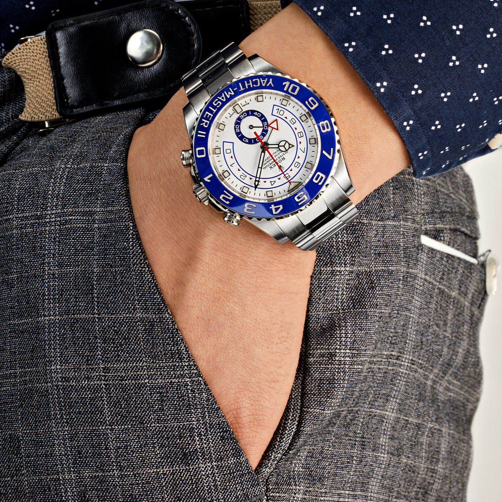 R01ex Yacht-Master II 116680 Stainless Steel White Dial (2021)