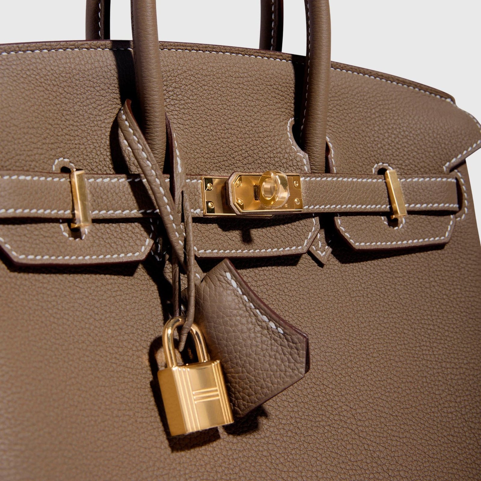 H**me5 Birkin 25 Togo Etoupe Retourne Gold Hardware