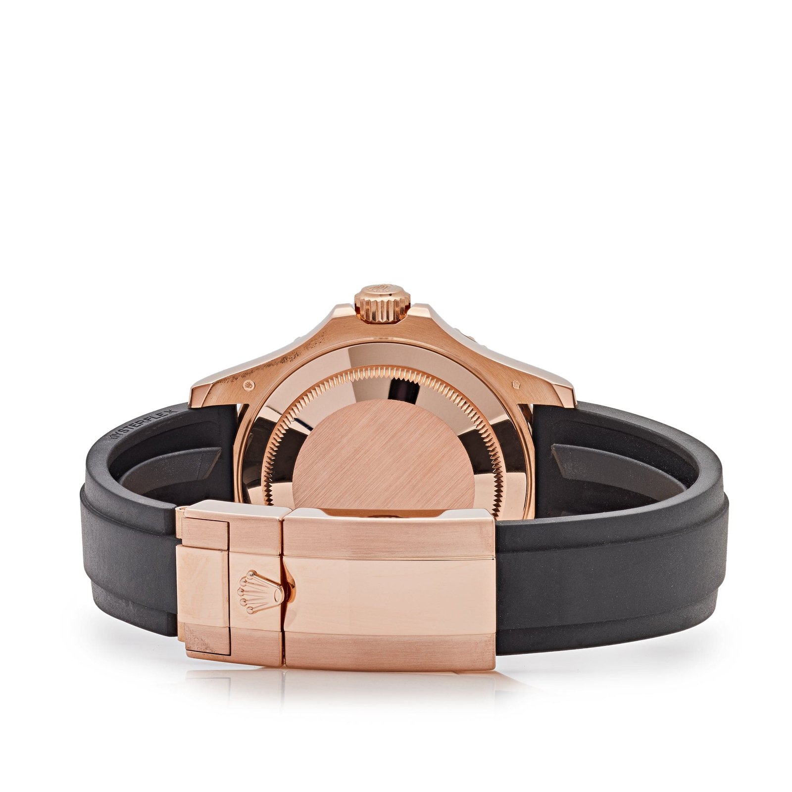 R01ex Yacht-Master 40 116655 Rose Gold Black Dial