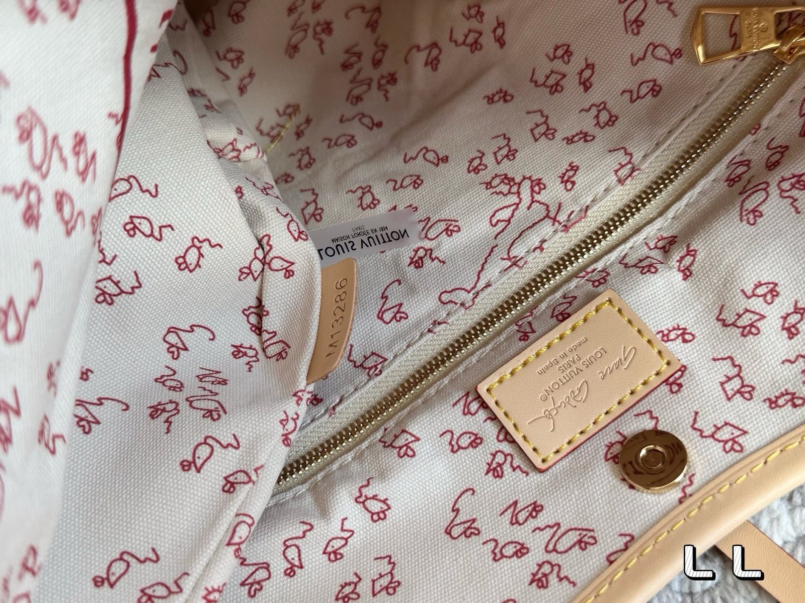 L0vis Vvtt0n Denim carryall