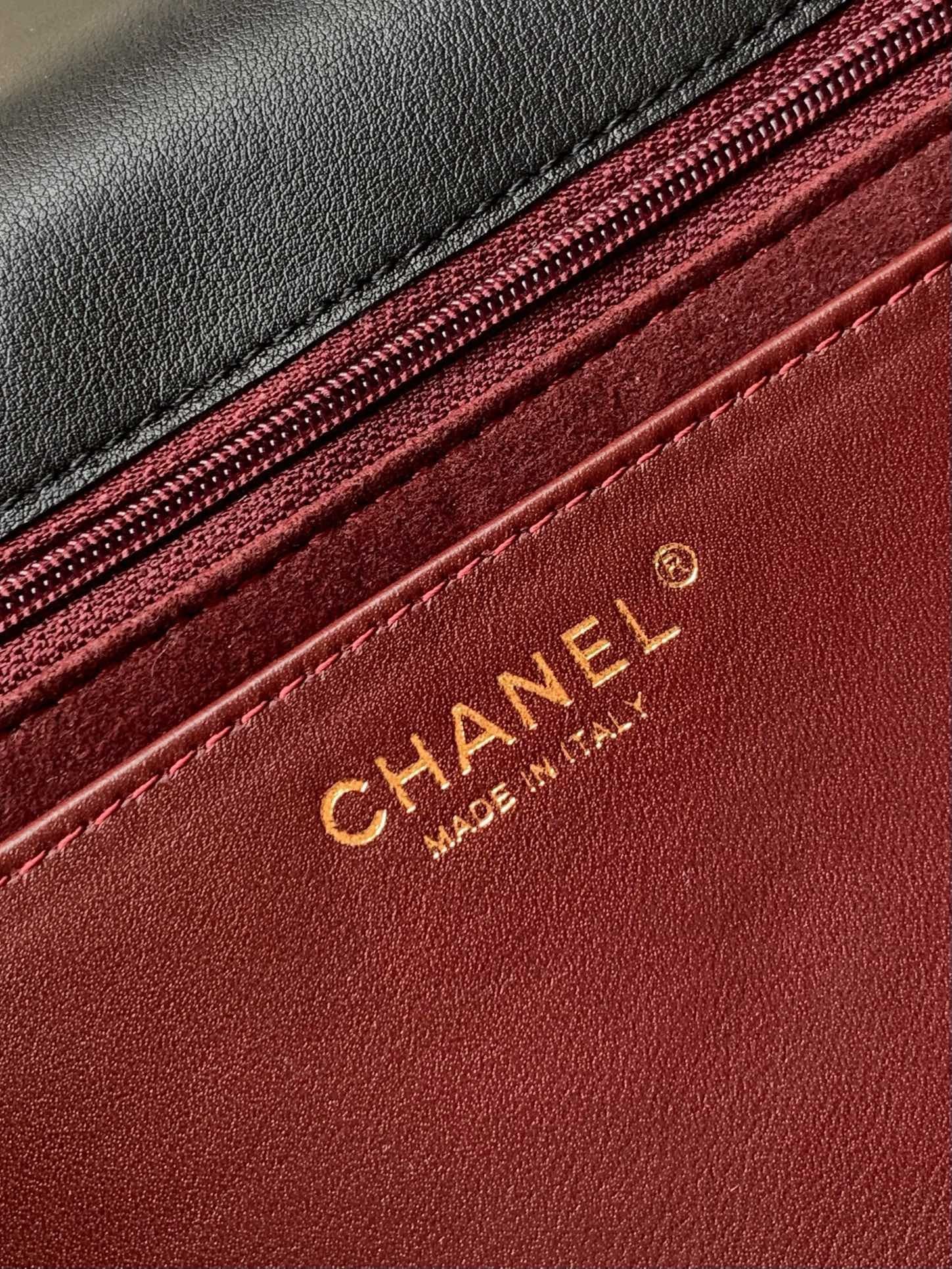 Ch**el LARGE FLAP BAG WITH TOP HANDLE