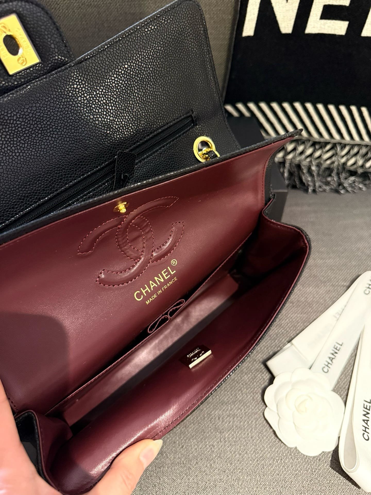 Ch**el CF Caviar Bag