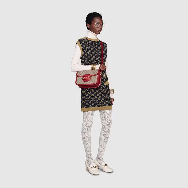 Gvc*1 Horsebit 1955 small shoulder bag