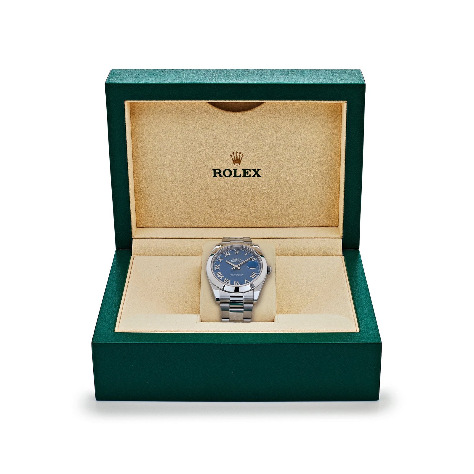 R01ex Datejust 41 126300 Stainless Steel Blue Roman Dial Oyster (2025)