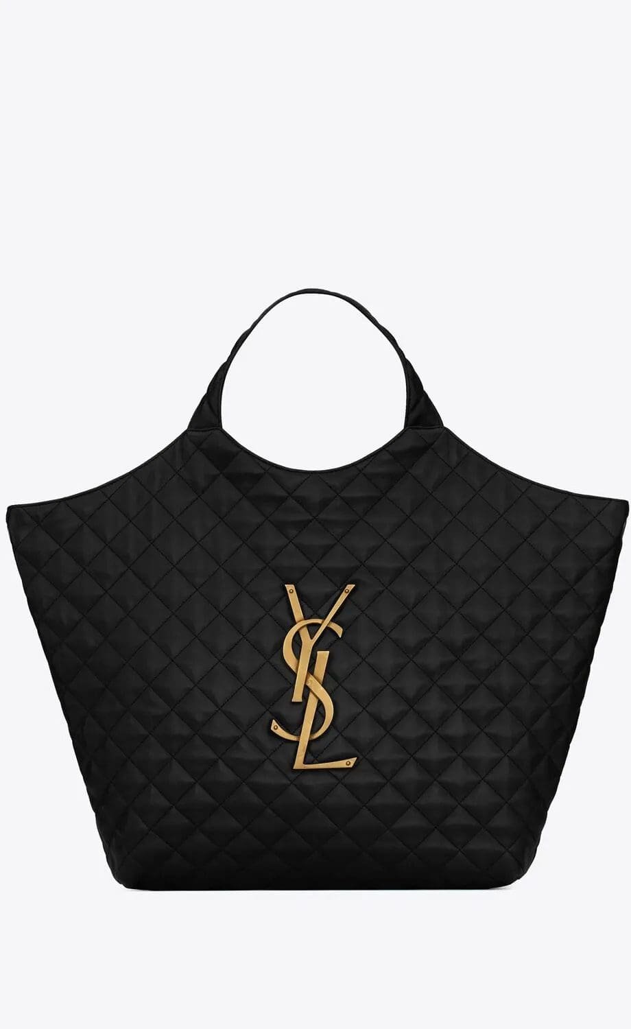 Sa1nt Lau*nt ICARE MAXI SHOPPING BAG IN QUILTED LAMBSKIN