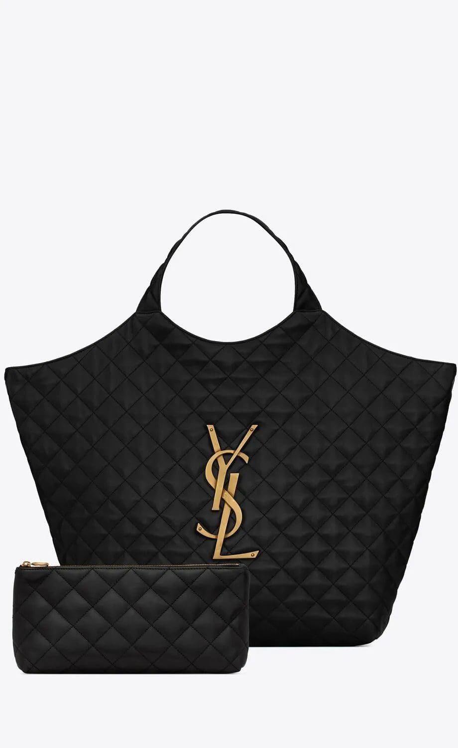 Sa1nt Lau*nt ICARE MAXI SHOPPING BAG IN QUILTED LAMBSKIN