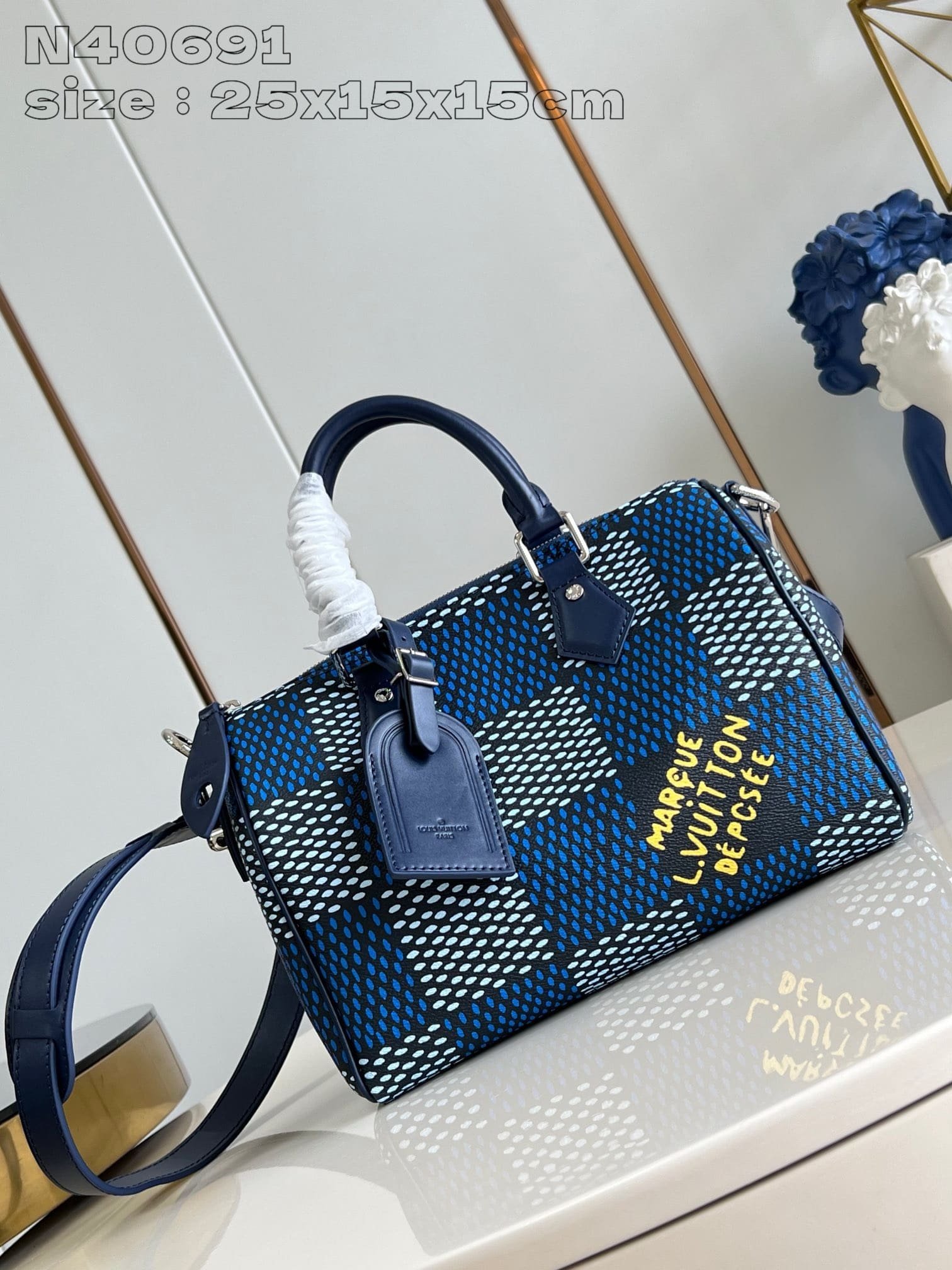 L0vis Vvtt0n N40691 SPEEDY 25 BANDOULIÈRE BAG