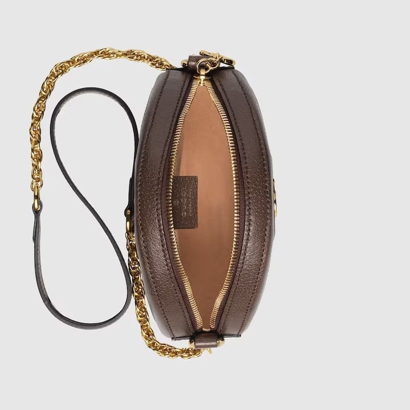 Gvc*1 OPHIDIA MINI GG ROUND SHOULDER BAG
