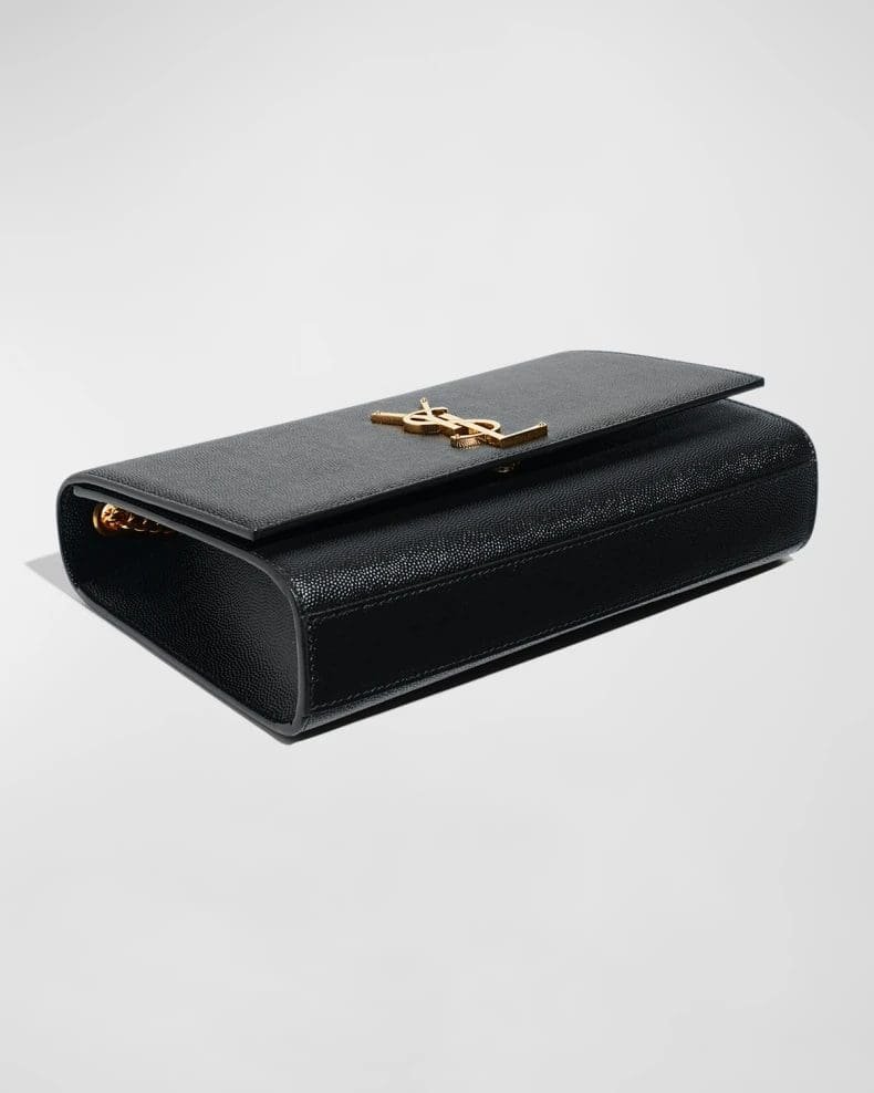 Sa1nt Lau*nt Kate Medium Y51 Crossbody Bag in Grained Leather