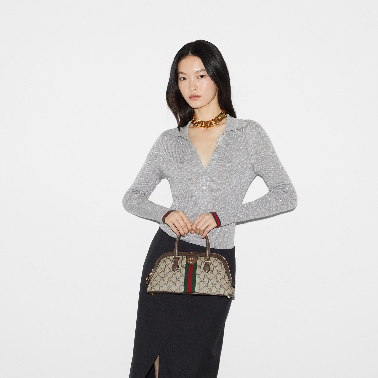 Gvc*1 OPHIDIA SMALL TOP HANDLE BAG