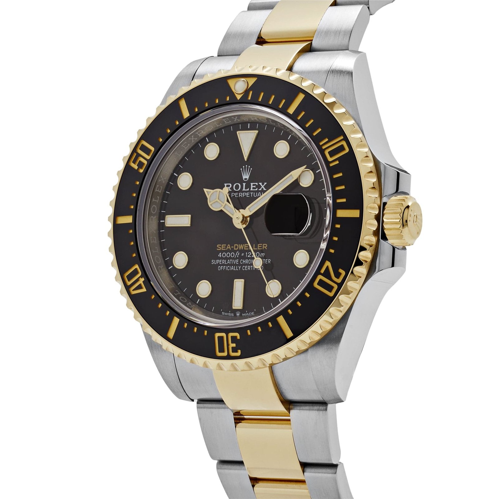 R01ex Sea-Dweller 126603 Stainless Steel Yellow Gold Black Dial (2019)