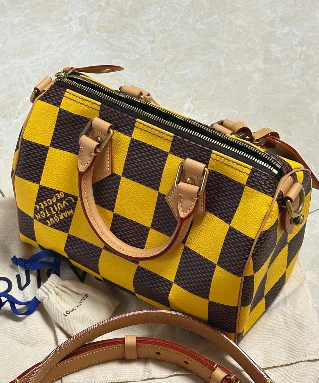 L0vis Vvtt0n N40584 Speedy 25 Bandoulière Damier Pop