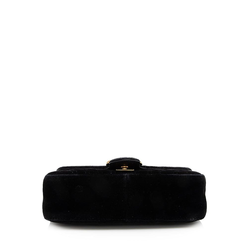 Gvc*1 Matelasse Velvet GG Marmont Mini Shoulder Bag (SHF-22601)