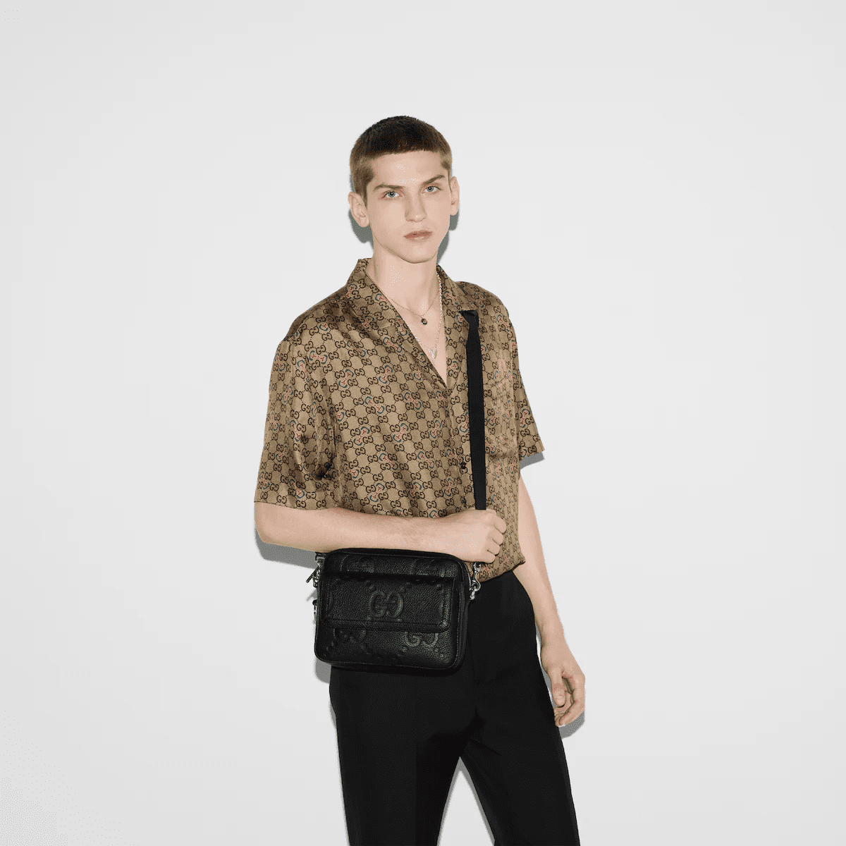 Gvc*1 Jumbo GG small crossbody bag