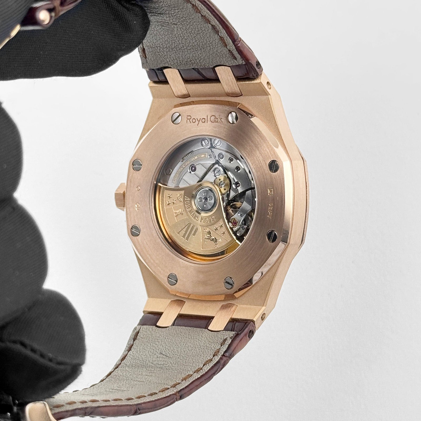 Audemars P1g*et Royal Oak 15400OR.OO.D088CR.01 Selfwinding Rose Gold Silver Dial (2017)