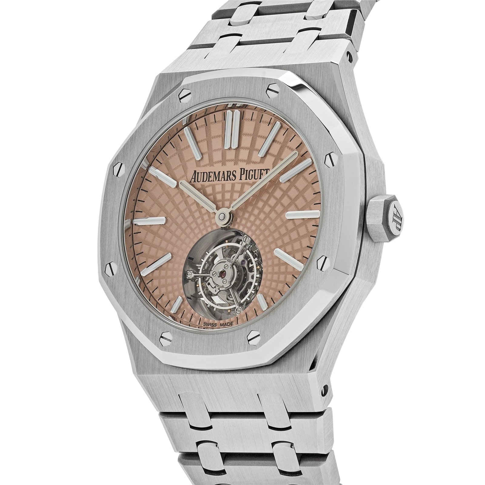 Audemars P1g*et Royal Oak 26531TI.OO.1220TI.01 Selfwinding Flying Tourbillon Titanium Salmon Dial Limited Edition (2024)