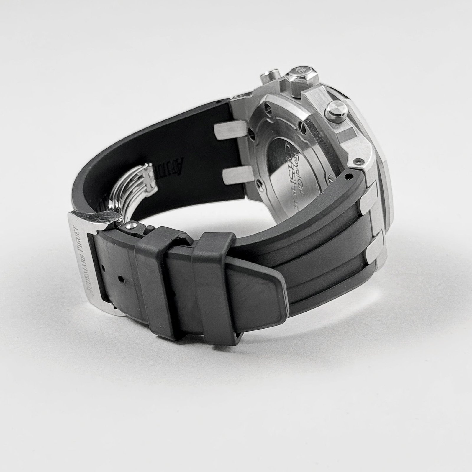 Audemars P1g*et Royal Oak Offshore 26231ST.ZZ.D002CA.01 ‘Lady’ Stainless Steel Black Dial D1am0nd Bezel (2018)