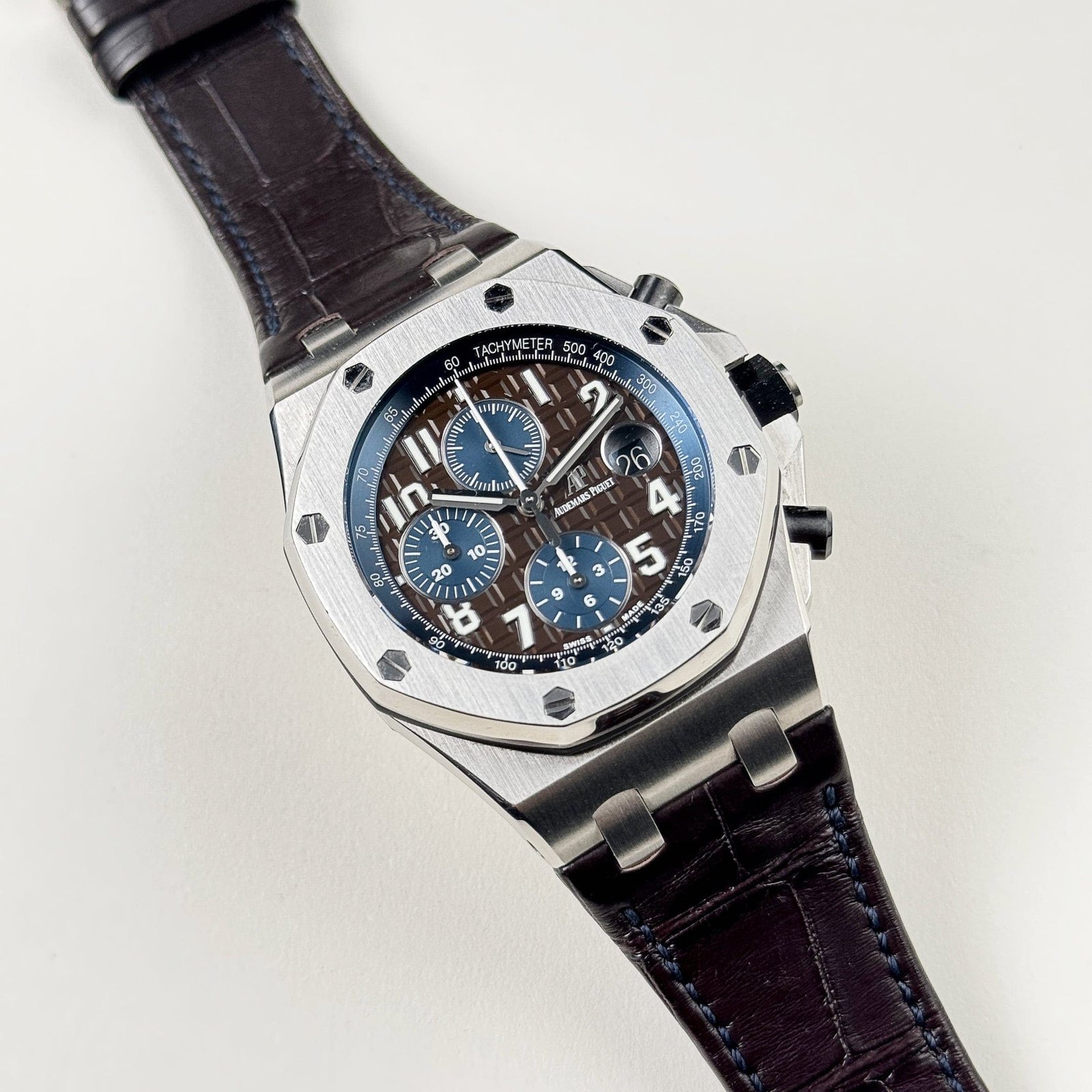 Audemars P1g*et Royal Oak Offshore Chronograph 26470ST.OO.A099CR.01.A Selfwinding Stainless Steel Brown Dial