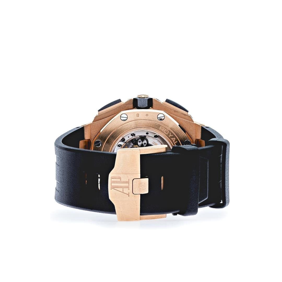 Audemars P1g*et Royal Oak Offshore 26400RO.OO.A002CA.01 Chronograph Rose Gold Black Dial (2012)