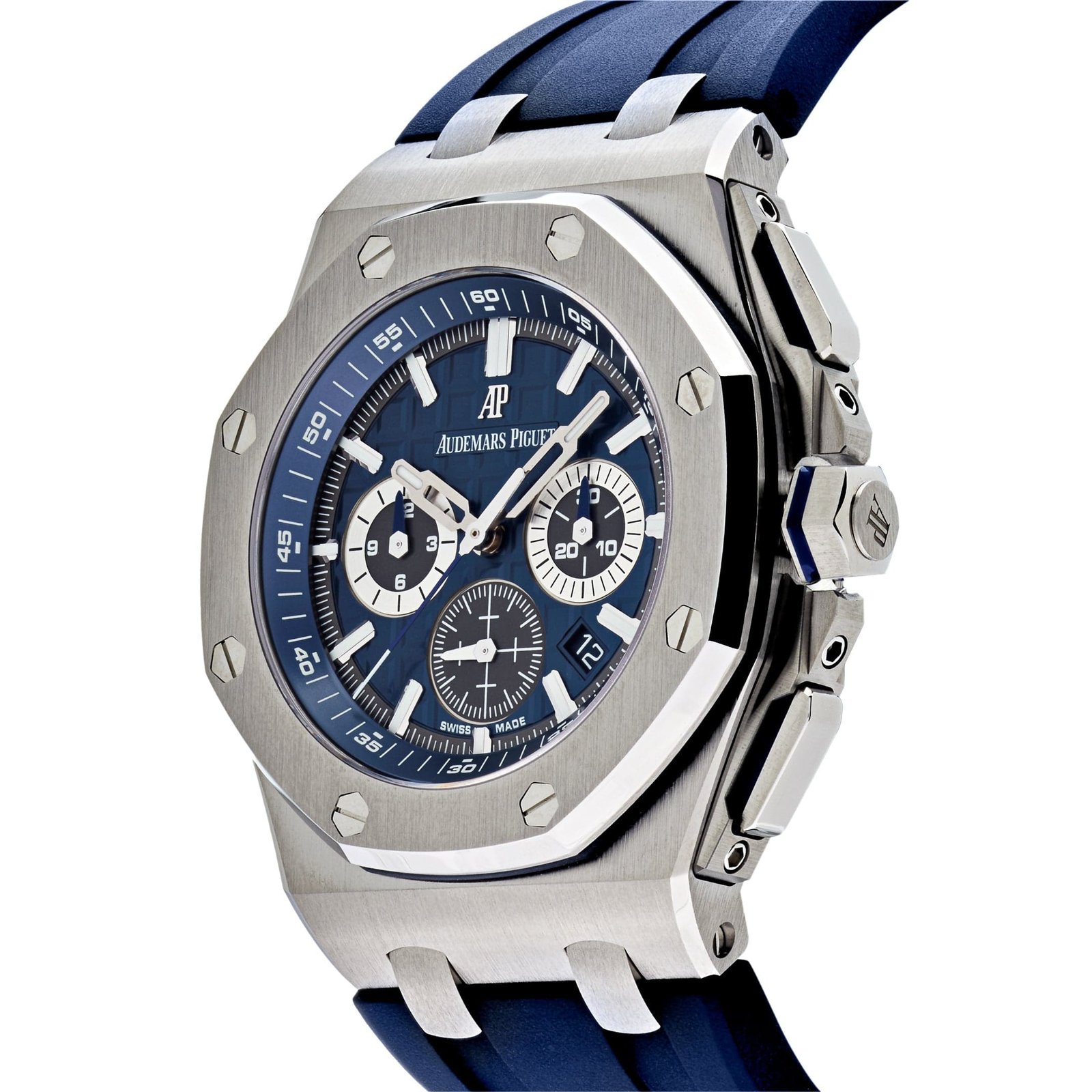 Audemars P1g*et Royal Oak Offshore 26480TI.OO.A027CA.01 Chronograph Titanium Blue Dial