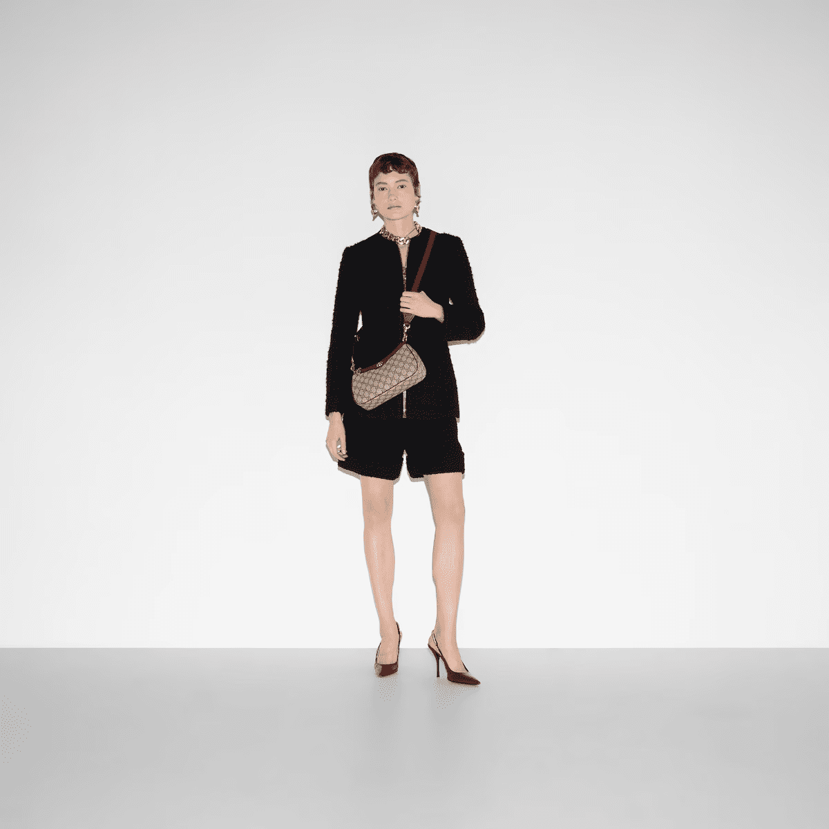 Gvc*1 Ophidia small shoulder bag
