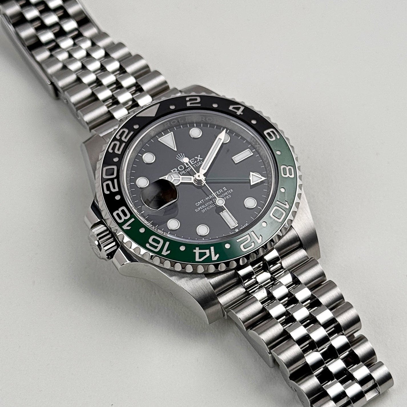 R01ex GMT-Master II 126720VTNR ‘Sprite’ Lefty Stainless Steel Jubilee (2023)