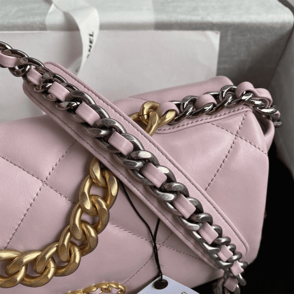 Ch**el 19 HANDBAG AS1160 PINK