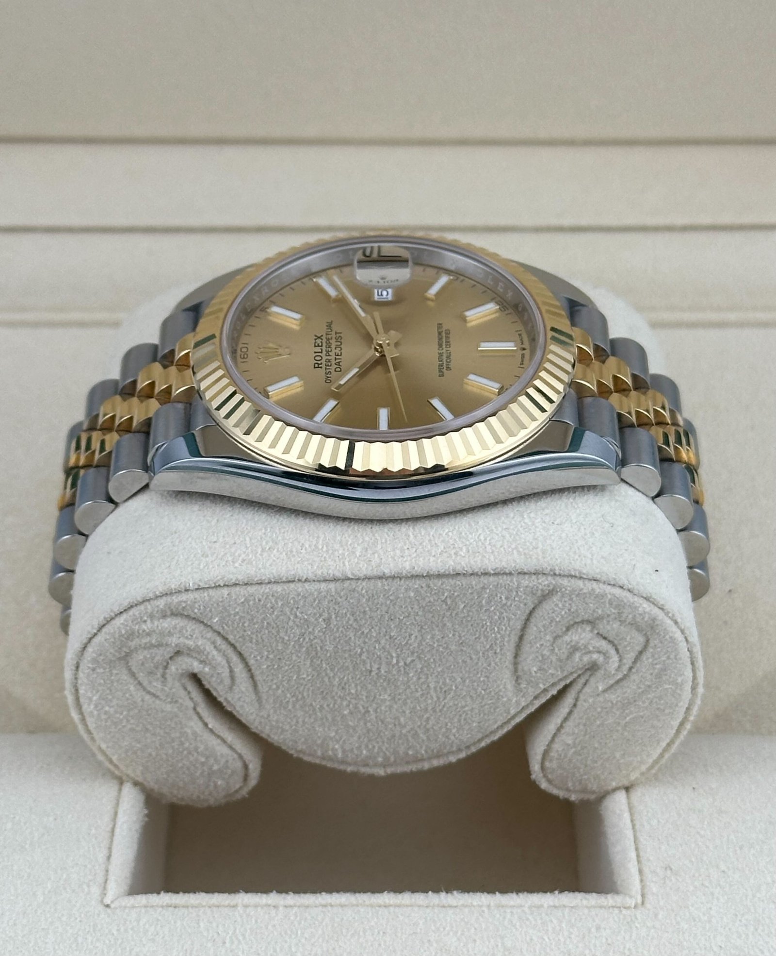 R01ex Datejust 41 126333 Yellow Gold Stainless Steel Champagne Dial Jubilee (2022)
