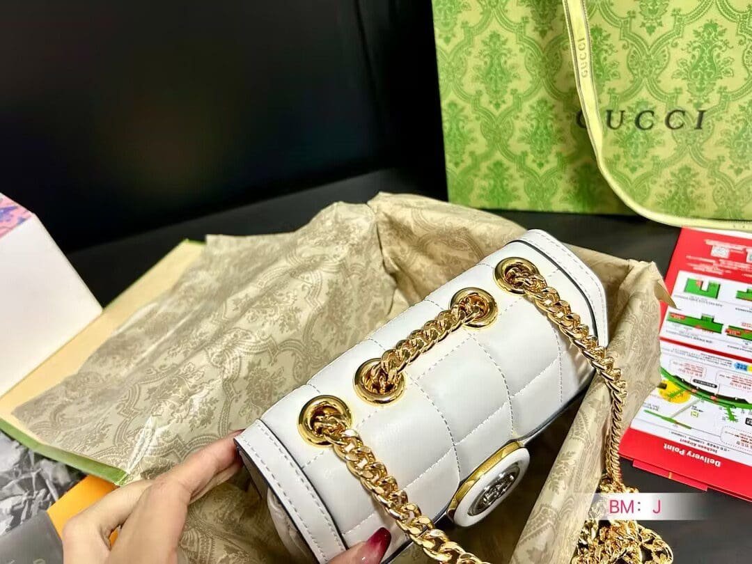 Gvc*1 DECO MINI SHOULDER BAG White