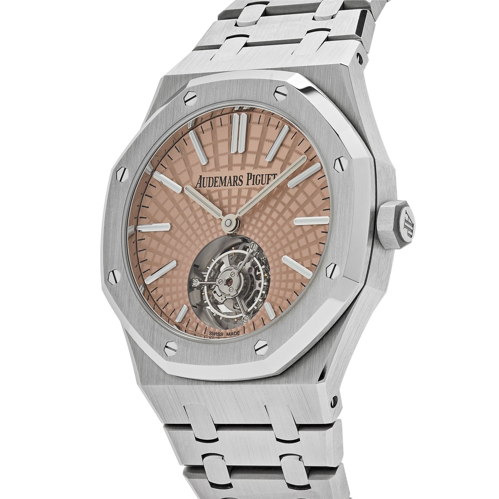 Audemars P1g*et Royal Oak 26531TI.OO.1220TI.01 Selfwinding Flying Tourbillon Titanium Salmon Dial Limited Edition (2024)